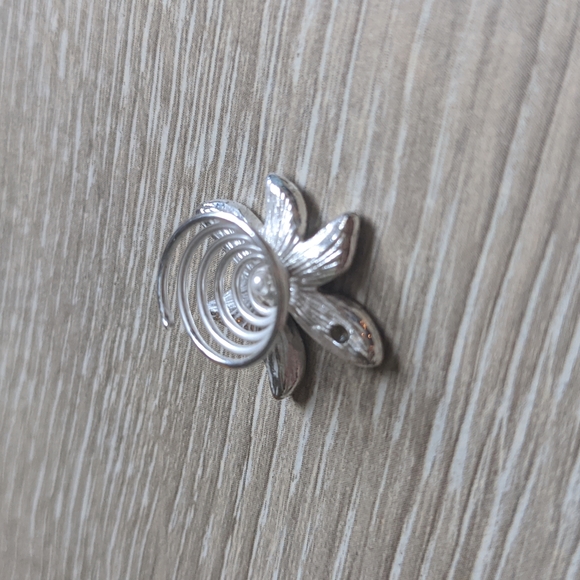 Crystal Flower hair decorations (set of 6) - Picture 2 of 3